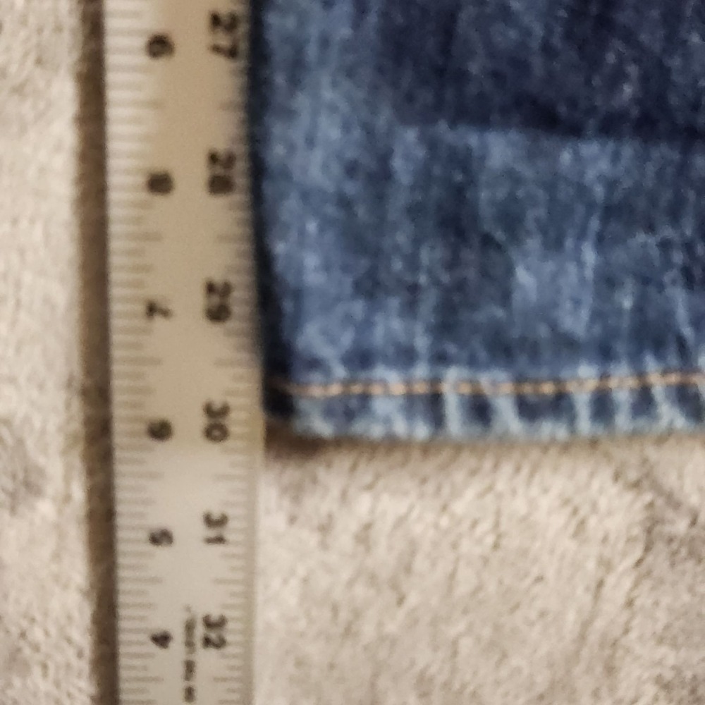 Levis 501 Jeans Mens 32x30 Blue Button Fly Straight Leg Denim Medium Wash - Picture 7 of 8